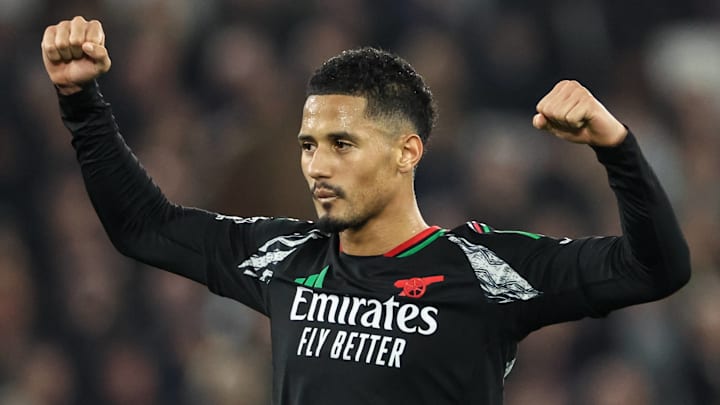 William Saliba ended the 2024–25 campaign in a crowded Arsenal medical department.