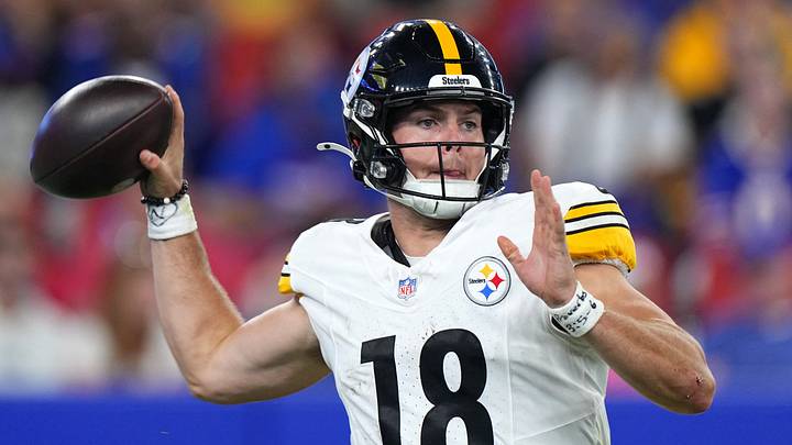 Pittsburgh Steelers quarterback Will Howard