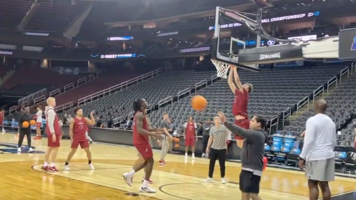 Alabama Basketball Practice Before BYU Alabama Basketball Practice Before BYU