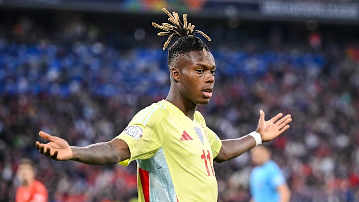 Nico Williams has been heavily linked with a move to Barcelona all summer.