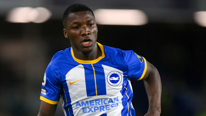 Moises Caicedo was guilty of a bad tackle on Arsenal's Gabriel Martinelli