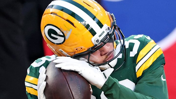Green Bay Packers safety Evan Williams put the Giants to sleep with this interception.