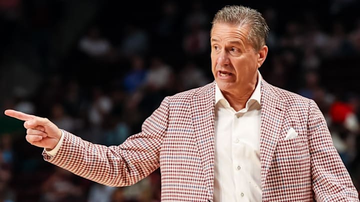 Arkansas Razorbacks head coach John Calipari knows his team must win at least one of their two games this week to reach the NCAA Tournament. Arkansas Razorbacks head coach John Calipari knows his team must win at least one of their two games this week to reach the NCAA Tournament.