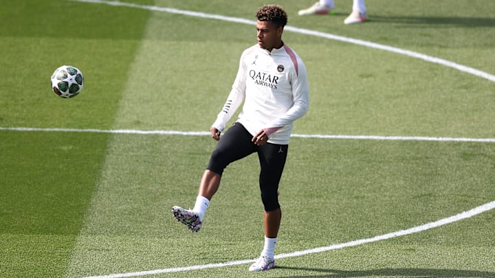 L'entrainement du PSG ce matin, à Poissy
