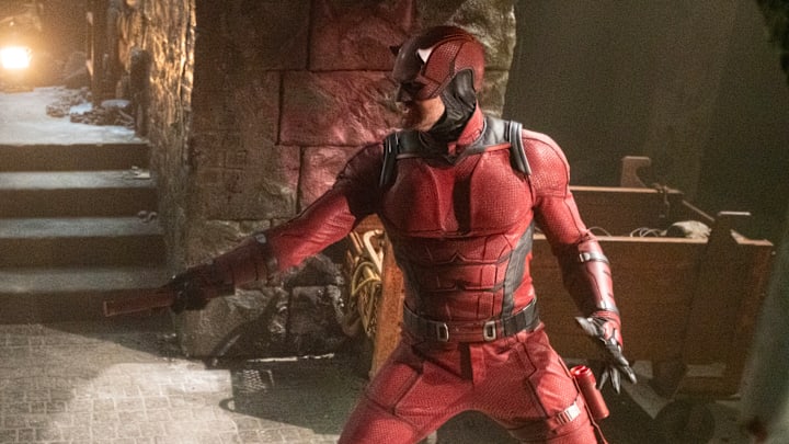 Daredevil/Matt Murdock (Charlie Cox) in Marvel Television's DAREDEVIL: BORN AGAIN, exclusively on Disney+. Photo by Giovanni Rufino. © 2024 MARVEL.