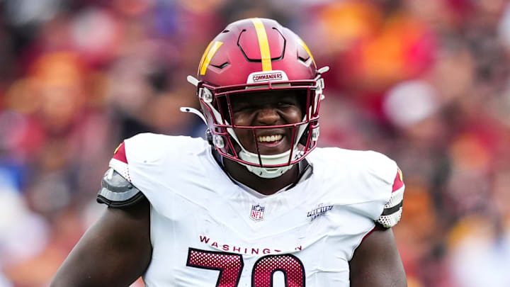 Washington Commanders offensive tackle Josh Conerly Jr.
