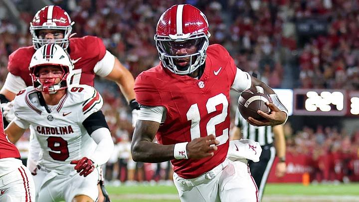 Alabama quarterback Keelon Russell