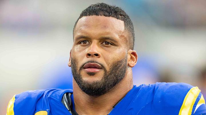 Los Angeles Rams defensive tackle Aaron Donald.