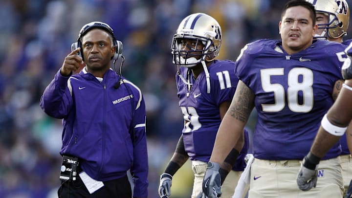 Washington head coach Tyrone Willingham