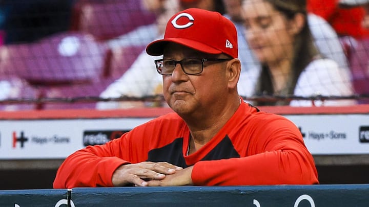 Cincinnati Reds manager Terry Francona (77) 