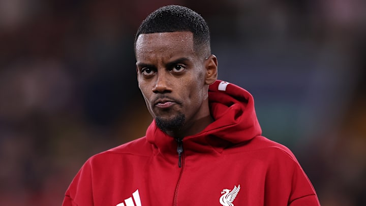 Alexander Isak made his first start for Liverpool on Wednesday night in the Champions League.