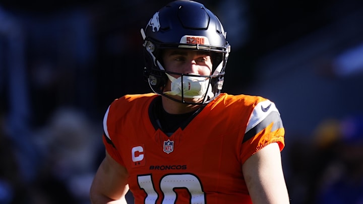 Denver Broncos quarterback Bo Nix