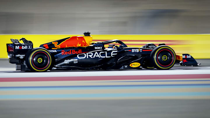 El monoplaza de Max Verstappen en una de las carreras sprint que corrió esta temporada