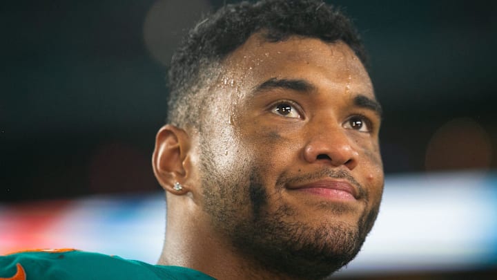 Miami Dolphins quarterback Tua Tagovailoa 