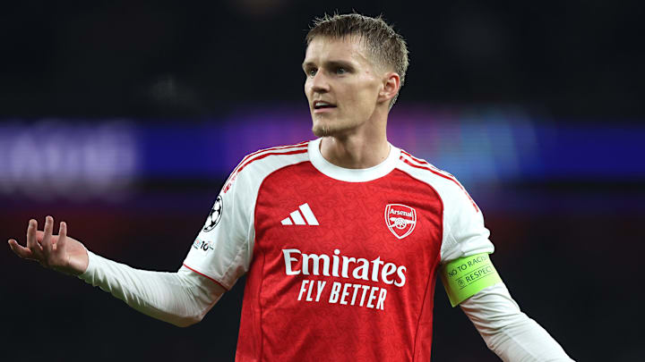 Martin Ødegaard is battling a knee injury.