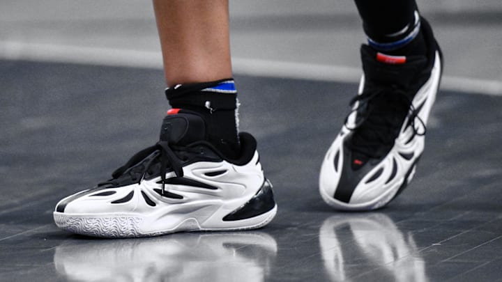 Orlando Magic center Wendell Carter Jr. wore the Reebok Angel Reese 1.