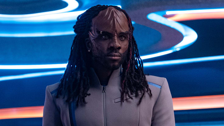 Karim Diané in season 1, episode 4 of Star Trek: Starfleet Academy streaming on Paramount+. Photo Credit: Brooke Palmer/Paramount+