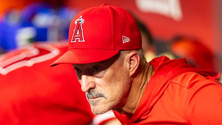 Jun 15, 2026; Phoenix, Arizona, USA; Los Angeles Angels pitching coach Mike Maddux against the Arizona Diamondbacks at Chase Field. Mandatory Credit: Mark J. Rebilas-Imagn Images Jun 15, 2026; Phoenix, Arizona, USA; Los Angeles Angels pitching coach Mike Maddux against the Arizona Diamondbacks at Chase Field. Mandatory Credit: Mark J. Rebilas-Imagn Images