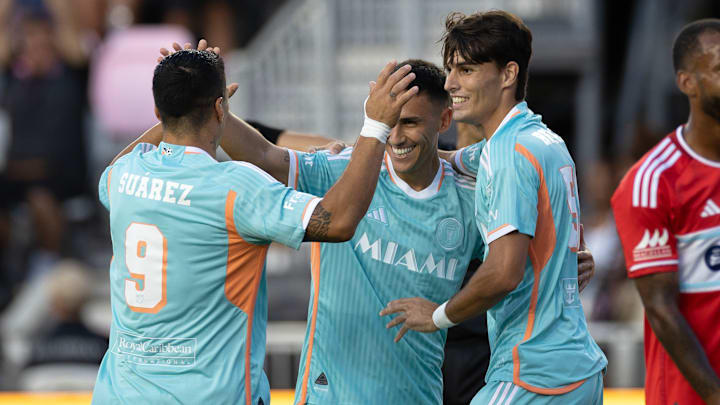 Inter Miami durante su último triunfo en la MLS
