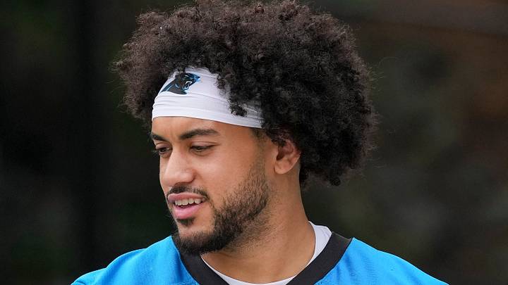 Carolina Panthers safety Lathan Ransom Carolina Panthers safety Lathan Ransom