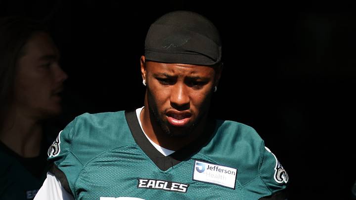 Philadelphia Eagles running back Saquon Barkley Philadelphia Eagles running back Saquon Barkley