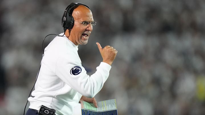 Penn State Nittany Lions head coach James Franklin