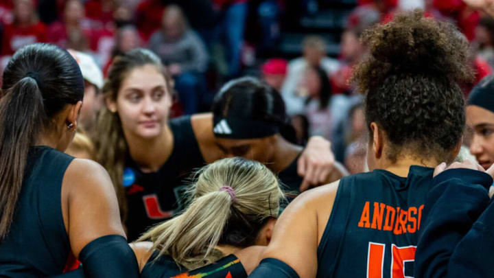 Miami Hurricanes Volleyball after lose to No. 3 Nebraska in NCAA Tournament