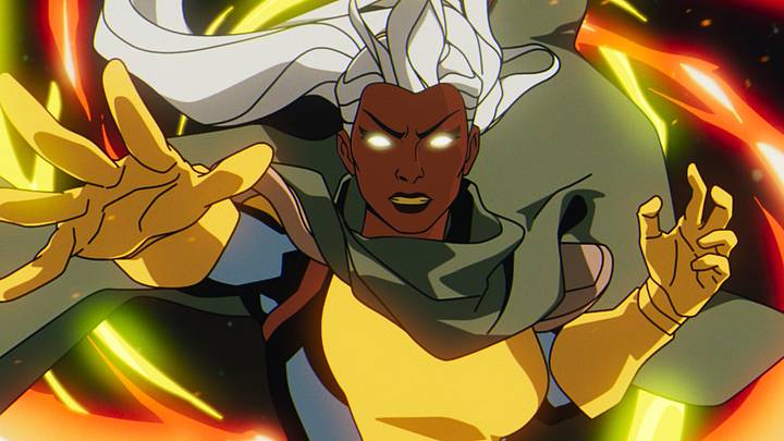 Storm (voiced by Alison Sealy-Smith) in Marvel Animation's X-MEN '97 Season 2, exclusively on Disney+ Storm (voiced by Alison Sealy-Smith) in Marvel Animation's X-MEN '97 Season 2, exclusively on Disney+
