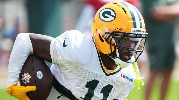 Green Bay Packers receiver Jayden Reed led the team in catches and yards his first two seasons. Green Bay Packers receiver Jayden Reed led the team in catches and yards his first two seasons.