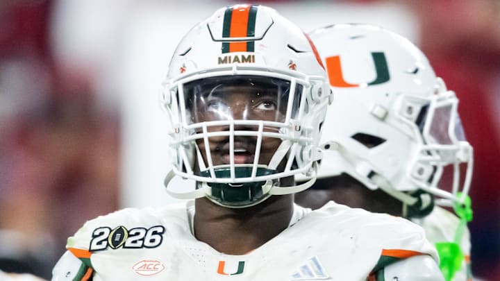 Miami Hurricanes defensive lineman Rueben Bain Jr. Miami Hurricanes defensive lineman Rueben Bain Jr.