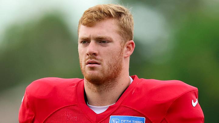 Aug 6, 2026; Tampa, FL, USA; Tampa Bay Buccaneers linebacker Caden Fordham (46) participates in training camp at AdventHealth Training Center. Mandatory Credit: Nathan Ray Seebeck-Imagn Images
