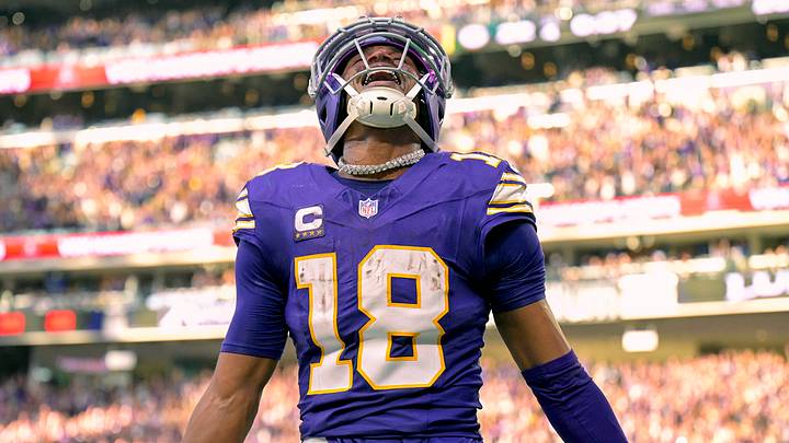 Minnesota Vikings receiver Justin Jefferson Minnesota Vikings receiver Justin Jefferson