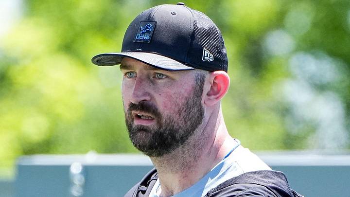 Detroit Lions offensive assistant Dan Skipper.