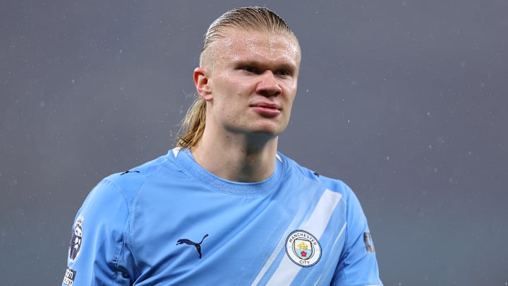 Erling Haaland misses out for Man City. Erling Haaland misses out for Man City.