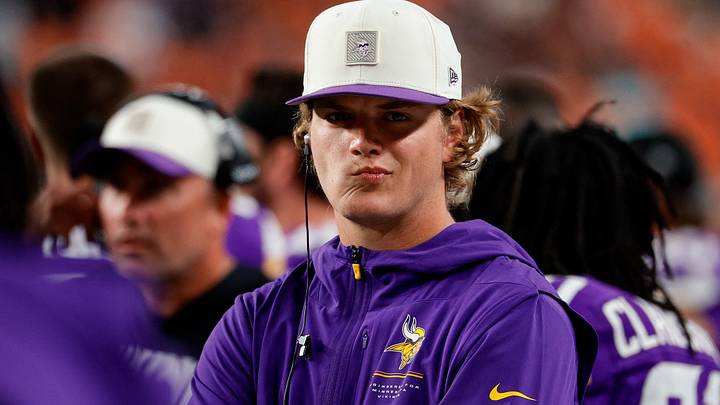 J.J. McCarthy's ankle injury could have the Vikings looking at a newly released QB in free agency. Mandatory Credit: Isaiah J. Downing-Imagn Images J.J. McCarthy's ankle injury could have the Vikings looking at a newly released QB in free agency. Mandatory Credit: Isaiah J. Downing-Imagn Images