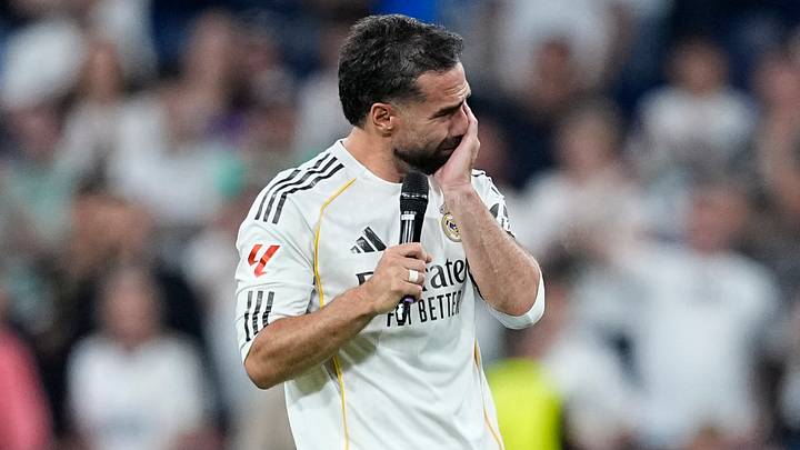 Dani Carvajal was overcome with emotion. Dani Carvajal was overcome with emotion.