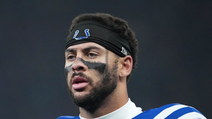 Indianapolis Colts wide receiver Michael Pittman Jr. pregame