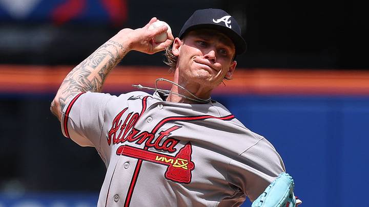 Jul 29, 2026; New York City, New York, USA; Atlanta Braves pitcher AJ Smith-Shawver (32) delivers a pitch during the third inning against the New York Mets at Citi Field. Mandatory Credit: Vincent Carchietta-Imagn Images Jul 29, 2026; New York City, New York, USA; Atlanta Braves pitcher AJ Smith-Shawver (32) delivers a pitch during the third inning against the New York Mets at Citi Field. Mandatory Credit: Vincent Carchietta-Imagn Images