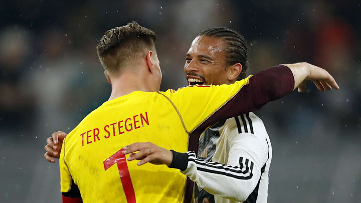 Spielen ter Stegen (l.) und Sané bald gemeinsam für Galatsaray?