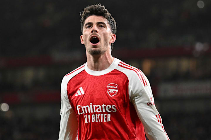 ไค ฮาเวิร์ตซ กำลังตะโกน