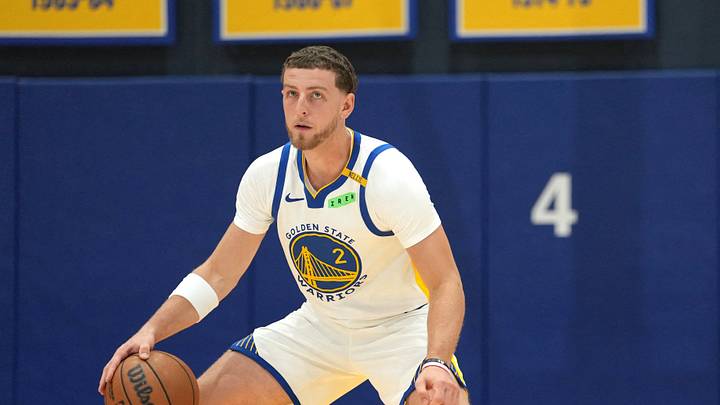 Sep 28, 2026; San Francisco, CA, USA; Golden State Warriors guard Brandin Podziemski (2) dribbles the ball during Media Day at the Chase Center. Mandatory Credit: Cary Edmondson-Imagn Images Sep 28, 2026; San Francisco, CA, USA; Golden State Warriors guard Brandin Podziemski (2) dribbles the ball during Media Day at the Chase Center. Mandatory Credit: Cary Edmondson-Imagn Images