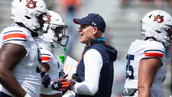 Auburn Tigers defensive coordinator DJ Durkin