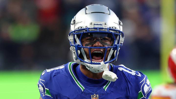 Oct 25, 2026; Seattle, Washington, USA; Seattle Seahawks wide receiver Jaxon Smith-Njigba (11) reacts after a play against the Kansas City Chiefs during the second quarter at Lumen Field. Mandatory Credit: Joe Nicholson-Imagn Images Oct 25, 2026; Seattle, Washington, USA; Seattle Seahawks wide receiver Jaxon Smith-Njigba (11) reacts after a play against the Kansas City Chiefs during the second quarter at Lumen Field. Mandatory Credit: Joe Nicholson-Imagn Images