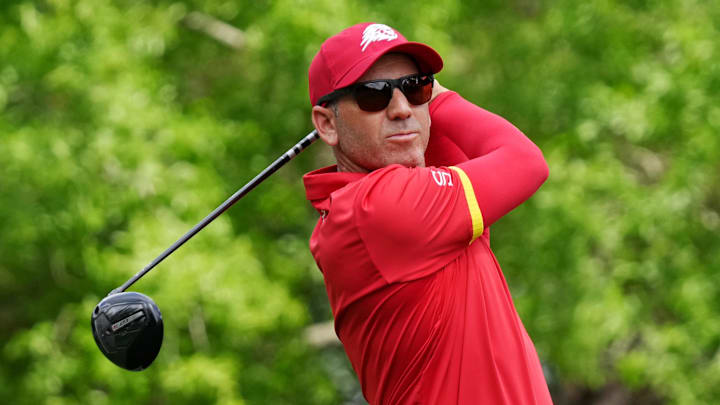 Sergio Garcia, pictured at last month's Masters, failed to qualify Monday for the U.S. Open. Sergio Garcia, pictured at last month's Masters, failed to qualify Monday for the U.S. Open.