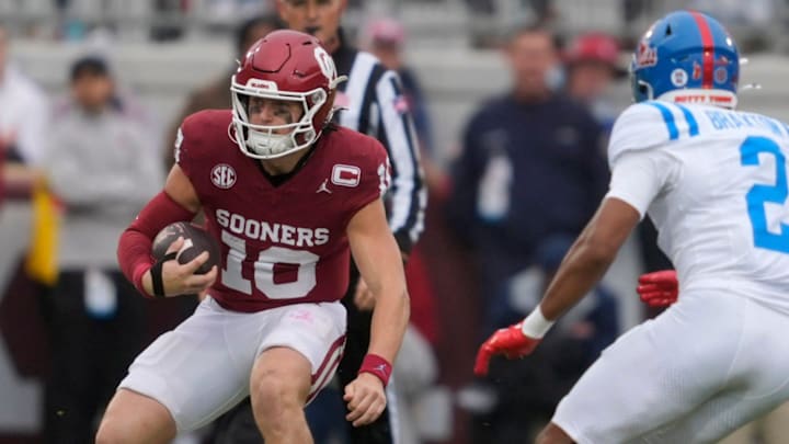 Oklahoma quarterback John Mateer