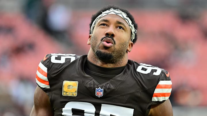 Cleveland Browns defensive end Myles Garrett