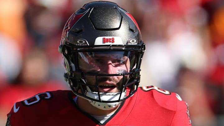 Tampa Bay Buccaneers QB Baker Mayfield played a pivotal role in one of the team's big free agent signings this year.