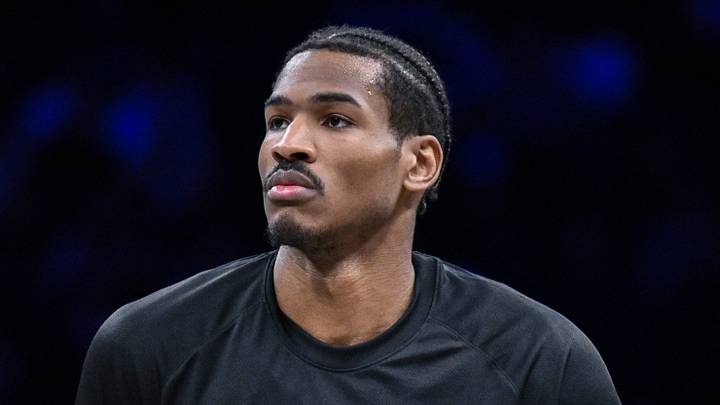 Mar 29, 2026; Brooklyn, New York, USA; Brooklyn Nets guard Ochai Agbaji (30) warms up before a game against the Sacramento Kings at Barclays Center. Mandatory Credit: John Jones-Imagn Images Mar 29, 2026; Brooklyn, New York, USA; Brooklyn Nets guard Ochai Agbaji (30) warms up before a game against the Sacramento Kings at Barclays Center. Mandatory Credit: John Jones-Imagn Images