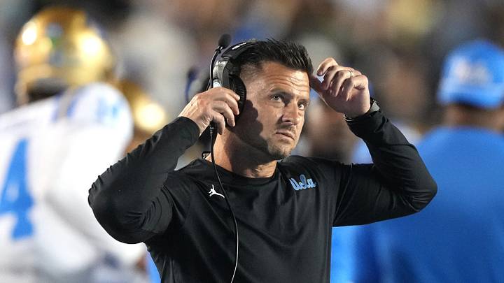 Sep 5, 2026; Berkeley, California, USA; UCLA Bruins head coach Bob Chesney during the first quarter against the California Golden Bears at California Memorial Stadium Sep 5, 2026; Berkeley, California, USA; UCLA Bruins head coach Bob Chesney during the first quarter against the California Golden Bears at California Memorial Stadium