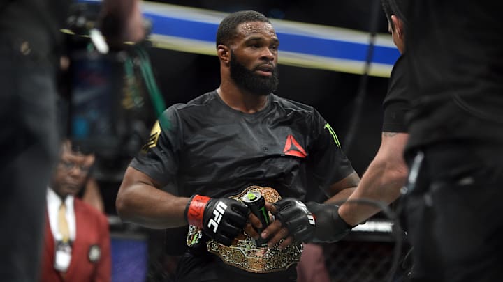 Former UFC welterweight champion Tyron Woodley offered some blunt advice when asked what he'd do to secure the best deal as a fighter in the Paramount+ era of UFC.